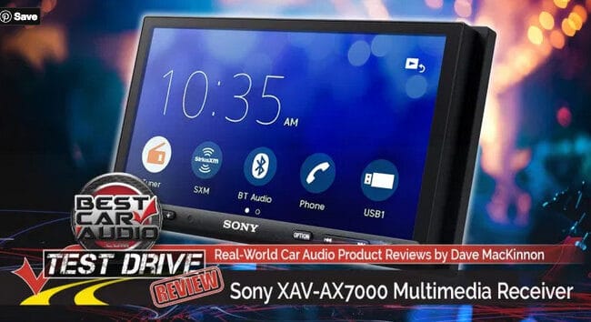 Test Drive Review: Sony XAV-AX7000 Multimedia Receiver