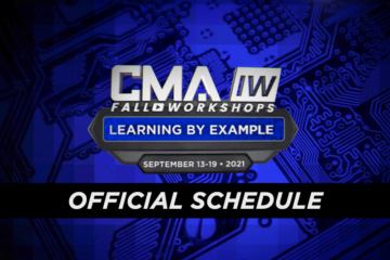 2021 CMA Fall Workshops – Official Schedule